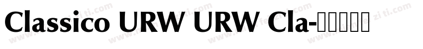 Classico URW URW Cla字体转换